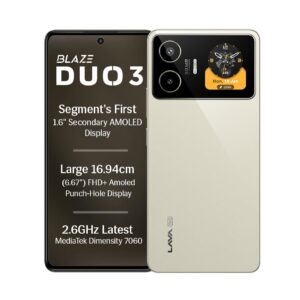 Lava Blaze Duo 3 5G (Imperial Gold, 6GB RAM, 128GB Storage)