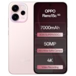 Oppo Reno15c 5G (Afterglow Pink, 8GB RAM, 256GB Storage)